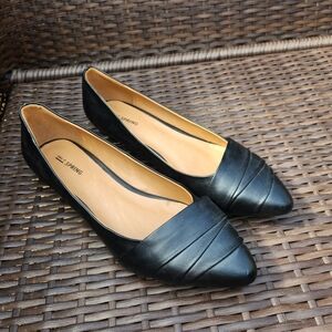 Call It Spring Black Vegan Leather Flats